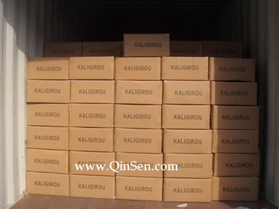in 40' container.