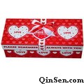 Deluxe Underwear Box with Ribbon Ties<br>Rigid Cardboard Box